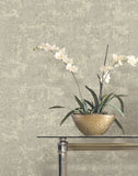 VR1542 Crystal Cloud Taupe Beaded Wallpaper