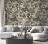 VR1555 Falling Waters Neutral Scenic Wallpaper