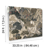 VR1555 Falling Waters Neutral Scenic Wallpaper