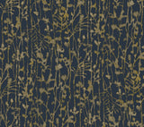 VR1561 Filigree Navy Abstract Wallpaper