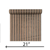 Z77551 Vinyl Oak Brown Slat wooden planks Look faux Wood textured modern wallpaper 3D