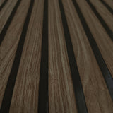 Z77551 Vinyl Oak Brown Slat wooden planks Look faux Wood textured modern wallpaper 3D