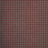 15302 Vinyl Red gray faux fabric textured Pied de Poule Houndstooth pattern wallpaper