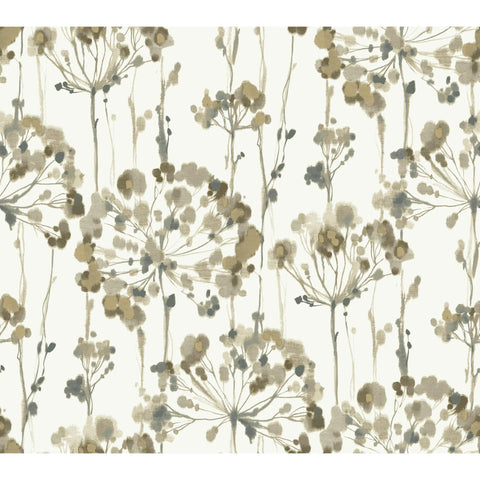 W3353.511 Botanical Florals Ivory Wallpaper