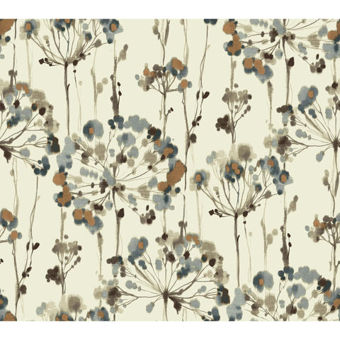 W3353.611 Botanical Florals Ivory Wallpaper