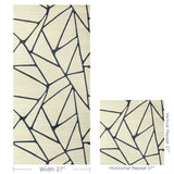 W3400.516 To The Point Indigo Wallpaper