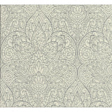 W3467.11 Damask Ivory Wallpaper 