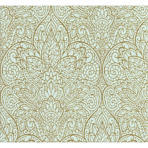  W3467.516 Damask Beige Wallpaper