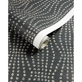 W3572.21 Puka Black Geometric Wallpaper