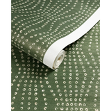 W3572.323 Puka Green Geometric Wallpaper