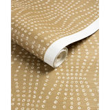 W3572.416 Puka Gold Geometric Wallpaper