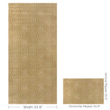 W3572.416 Puka Gold Geometric Wallpaper