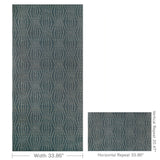 W3572.50 Puka Blue Steel Indigo Wallpaper