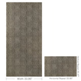 W3572.8 Puka Mink Charcoal Wallpaper 