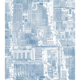 W3583.15 Urban Planning Blueish Wallpaper