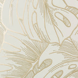 W3601.14 Botanical Florals White Wallpaper