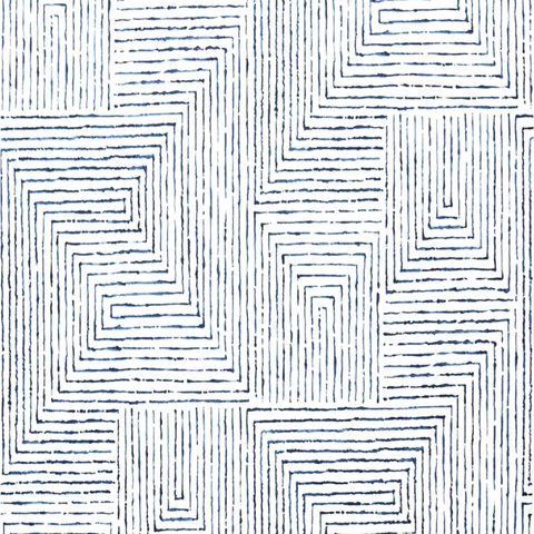 W3604.5 Neutral Geometric White Wallpaper