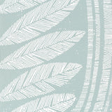 W3608.35 Botanical Florals Teal Wallpaper