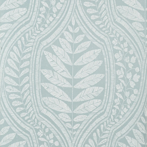 W3608.35 Botanical Florals Teal Wallpaper