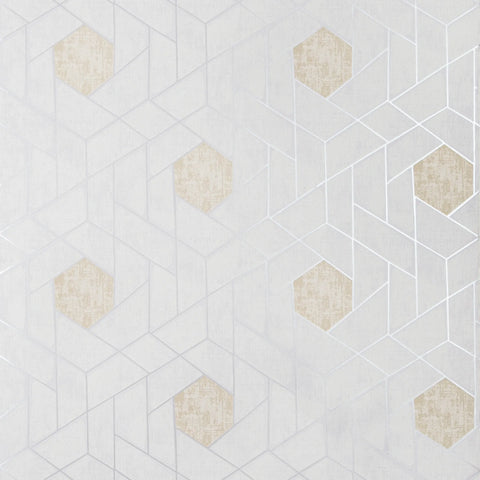 W3609.1611 Geometric Light Grey Wallpaper