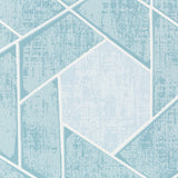 W3609.515 Geometric Blue Wallpaper 