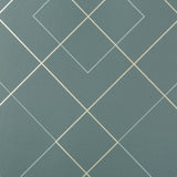 W3613.35 Teal Geometric Wallpaper 