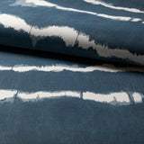 W3705.50 Baturi Stone Abstract Indigo Wallpaper