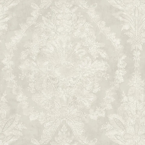 W3715.116 Damask Beige Wallpaper  