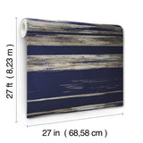 W3720.50 Dark Blue Modern Wallpaper 