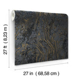 W3724.8 Modern Black Wallpaper