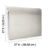 W3725.106 Ivory Solid Wallpaper 