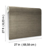 W3725.6 Brown Solid Wallpaper 