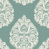 W3726.3 Damask Teal Wallpaper
