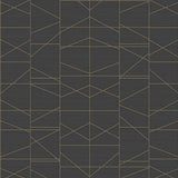 W3762.8 Geometric Gold Wallpaper