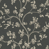 W3772.8 Black Botanical Florals Wallpaper