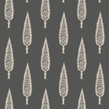 W3775.8 Charcoal Botanical Florals Wallpaper