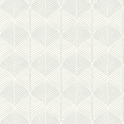 W3780.101 Geometric White Wallpaper