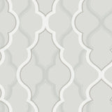 W3799.11 Damask Silver Wallpaper 