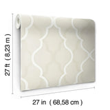 W3799.16 Damask Beige Wallpaper  