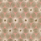 W3800.12 Coral Botanical Florals Wallpaper