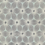W3800.15 Blue Botanical Florals Wallpaper