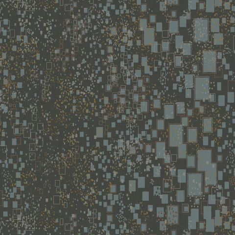 W3801.21 Geometric Charcoal Wallpaper 