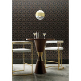  W3820.8 Kravet Design Modern Black Wallpaper
