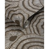 W3823.6116.0 Panache Wp Brown Abstract Kravet Couture Wallpaper