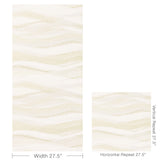 W3827.161 Striate Wp Champagne Wallpaper 