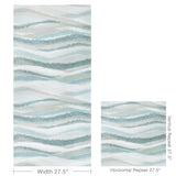 W3827.511 Striate Wp Chambray Wallpaper