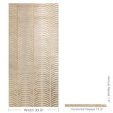 W3834.6106 Plantae Emb Sisal Sand Wallpaper