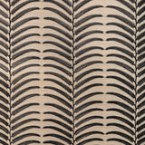 W3834.8106 Plantae Emb Sisal Noir Wallpaper