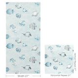 W3847.15 Great Reef Wp Blue Nautical Wallpaper