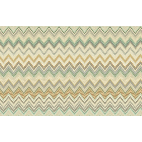 W3848.34 Happy Zig Zag Wp Green Chevron Wallpaper